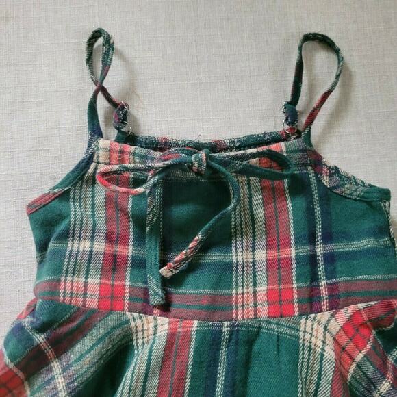 Jane + Jo Holiday Plaid Flannel Dress - Picture 2 of 7